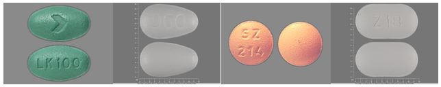 Examples of Losartan Pills